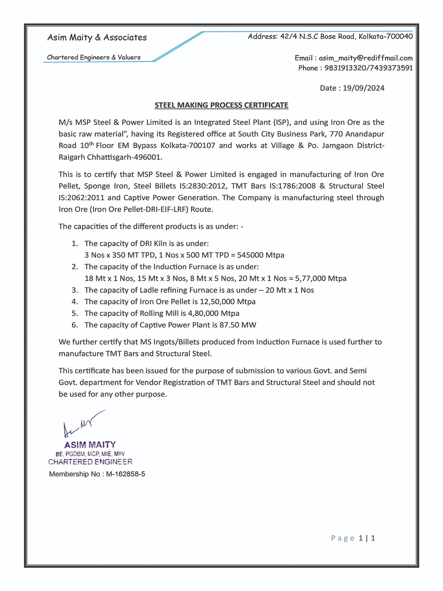 NABL Accreditation Certific